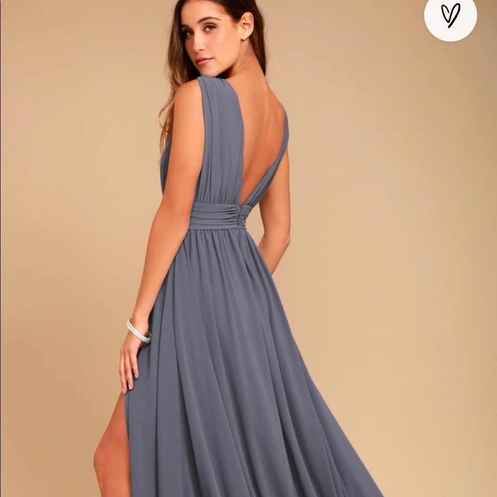 Lulus Blue Maxi Dress
